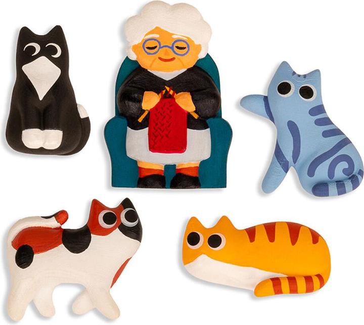 Immagine prodotto Kikkerland Cat Lady Magnets (5 x)