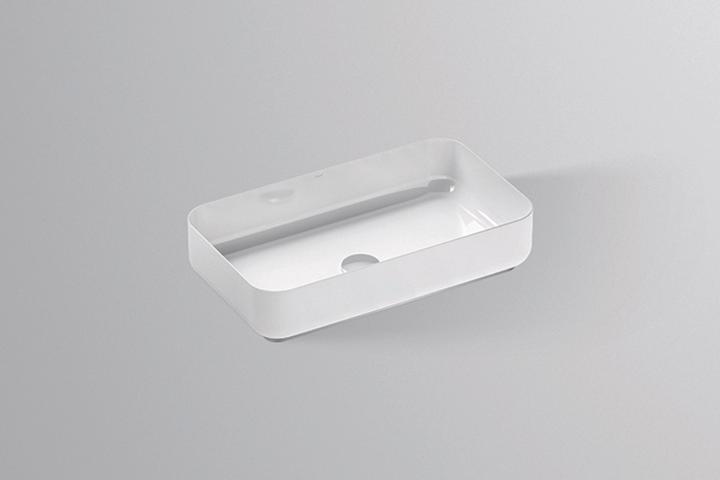 Actual product image Alape bowl basin SB.SR650, rectangular W: 599mm H: 118mm D: 349mm, 3507500000, white (349 mm, 599 mm)