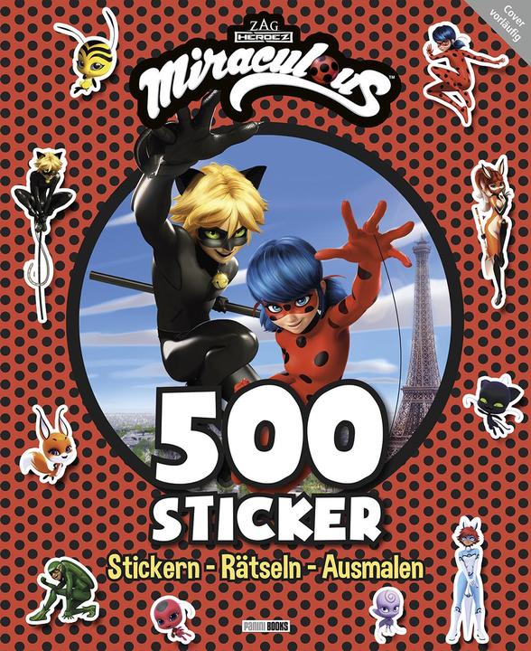 Immagine prodotto Panini Miraculous 500 adesivi - blocco con 8 pagine di adesivi (500 pezzi)
