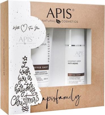 Apis Apisset Weihnachtsset Coffee Shot Bioactive Mask 200ml und Coffee Cream Anti-Aging 100ml