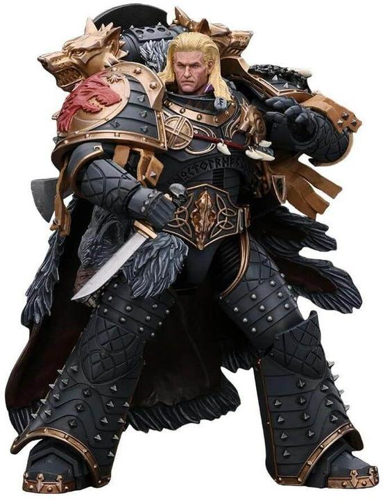 Image du produit Joy Toy Warhammer The Horus Heresy Figurine 1/18 Space Wolves Leman Russ Primarch of the VIth Legion 12 c