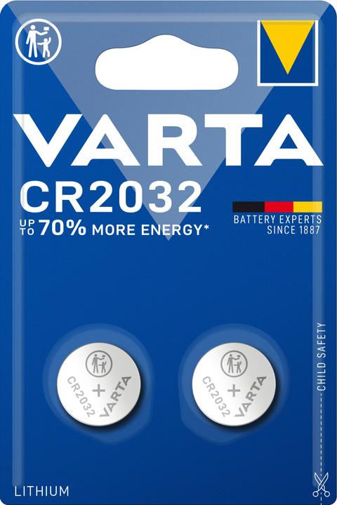 Varta Electronics CR2032 (2 Stk., CR2032, 230 mAh)