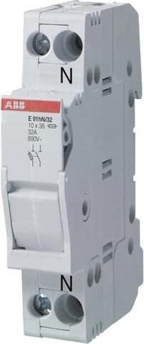 Actual product image ABB Fuse holder, 1+N pole, 32A for 2CSM200913R1801 (Micro fuse, 32 A)