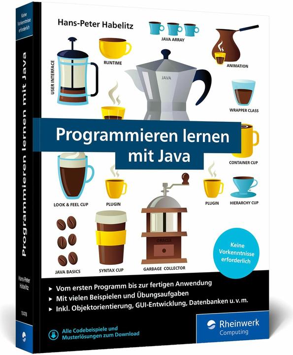 Actual product image Programmieren lernen mit Java (German, Hans-Peter Habelitz, 2024)