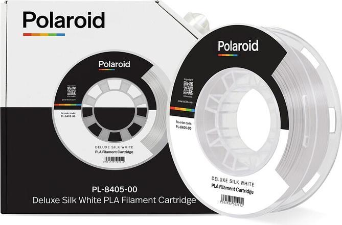 Polaroid Filament Universal Deluxe Silk PLA Filam. (PLA, 1.75 mm, 250 g, White)