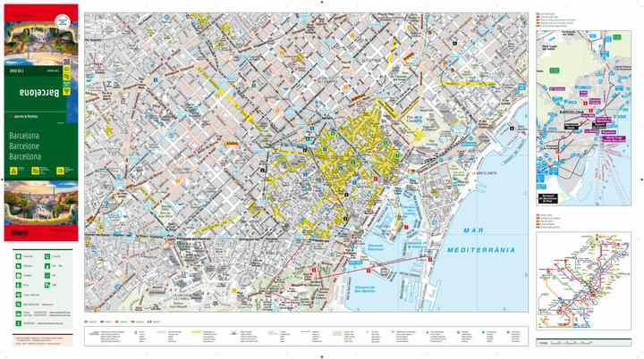 Image du produit Barcelone, plan de ville 1:10.000, freytag & berndt