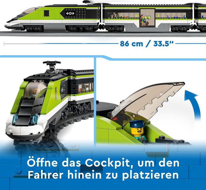 Immagine prodotto LEGO Treno espresso passeggeri (60337, LEGO City, LEGO Powered UP)