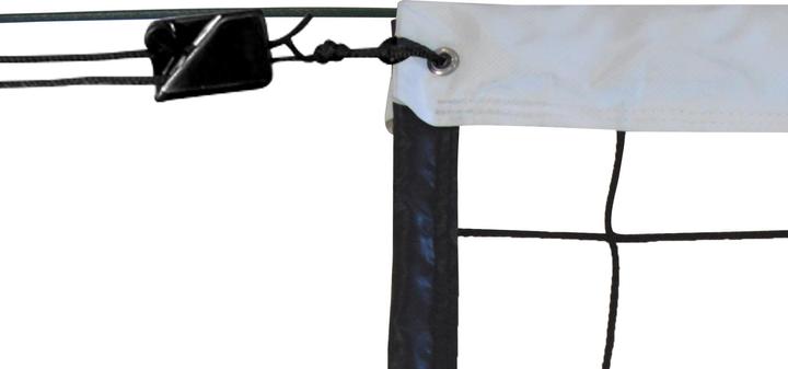Immagine prodotto Sporti Rete da volley competizione 9.50x1M PP intrecciata 4mm maglia semplice 100 cavo in acciaio