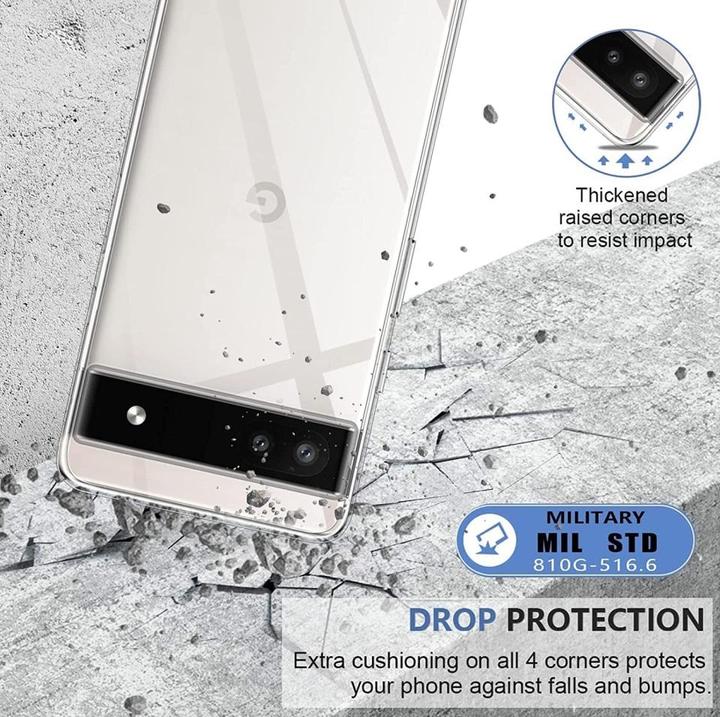 Immagine prodotto Screenguard Custodia trasparente in TPU flessibile (Google Pixel 6a)