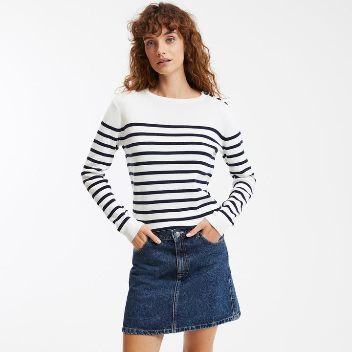 Image du produit La Redoute Collections Pull à rayures (XS)
