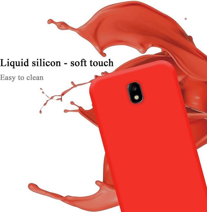 Actual product image Cadorabo TPU Liquid Silicone Case Cover (Samsung Galaxy J7 2017)