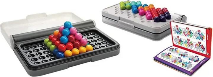 Activity Board 120 Herausforderungen IQ 3D Puzzle Brettspiel Klassische Pyramide Platte Perle Logischer Verstand