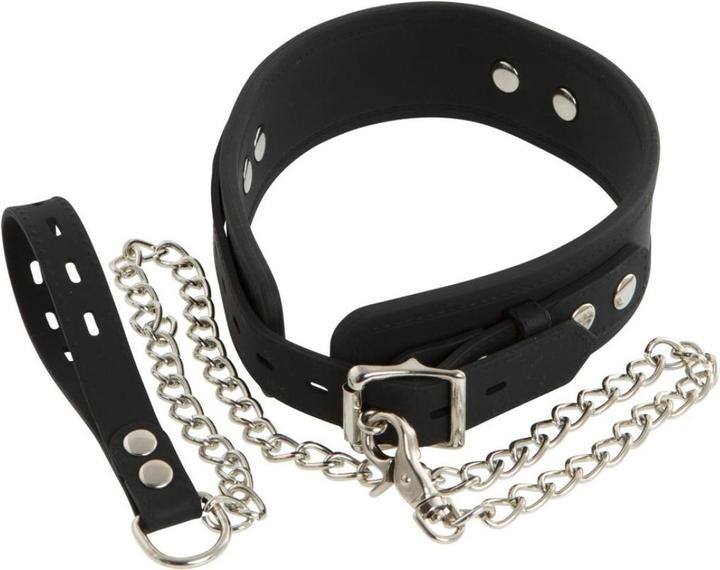 Produktbild Bad Kitty Silikon Halsband mit Leine