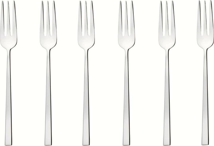 Image du produit Sambonet Rock Set de fourchettes à gâteau 6 pcs. (6 pièce(s), Set de couverts)