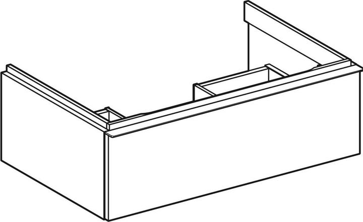 Produktbild Geberit iCon Unterschrank für Waschtisch, 1 Schublade, 74x24,7x47,6 cm, 502311 (74 x 47.5 x 25 cm)
