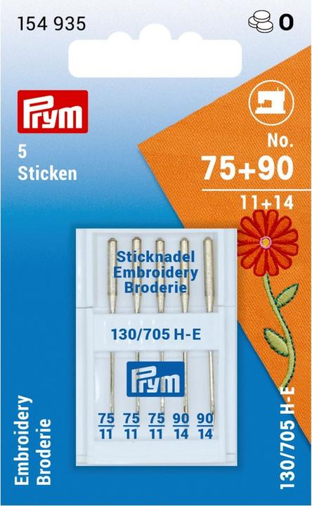 Immagine prodotto Prym Ago per macchina da cucire per ricamo NM75 + 90, SB5