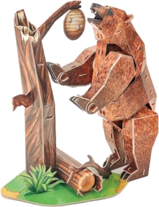 Produktbild Cubicfun Kubisches lustiges 3D-Puzzle National Geographic Braunbär (77 Teile)