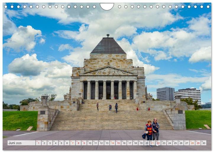 Image du produit Australien Metropolen (Wandkalender 2025 DIN A4 quer), Monatskalender (A4, Allemand)