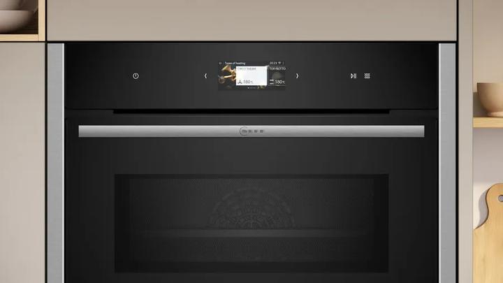 Actual product image Neff N 90, Built-in compact oven with microwave function, 60 x 45 cm, Stainless steel, C24MS31N0