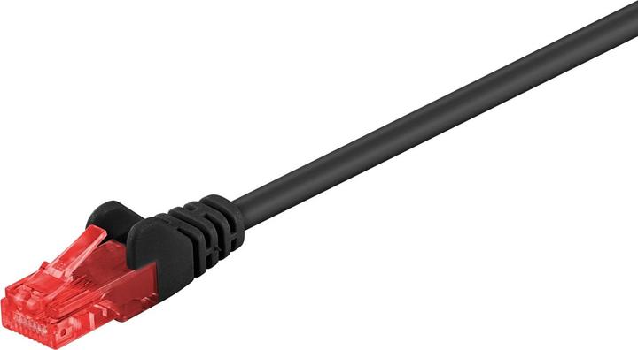 Immagine prodotto Goobay cavo patch CAT 6, U/UTP, nero, 15 m (U/UTP, CAT6, 15 m)