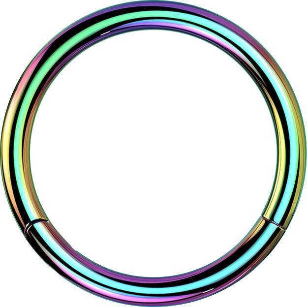 Immagine prodotto Star Piercing Anello a micro segmenti pieghevole colorato (Acciaio chirurgico 316L)