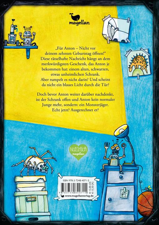 Actual product image Anton Monsterjäger - Ein Traum auf der Flucht (German, Luisa Fox, Sabine Mielke, 2022)