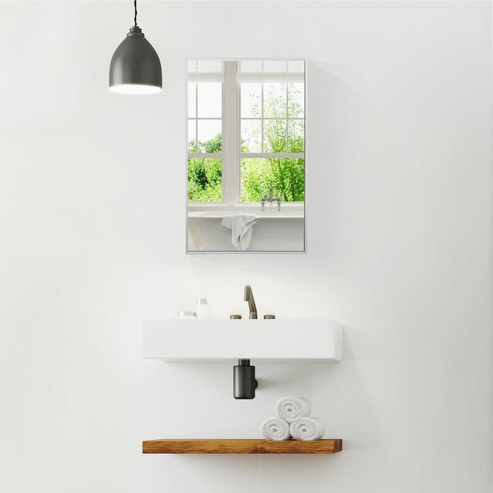 Image du produit Relaxdays Armoire de Toilette avec Miroir SDB (40.5 x 12.5 x 56 cm)