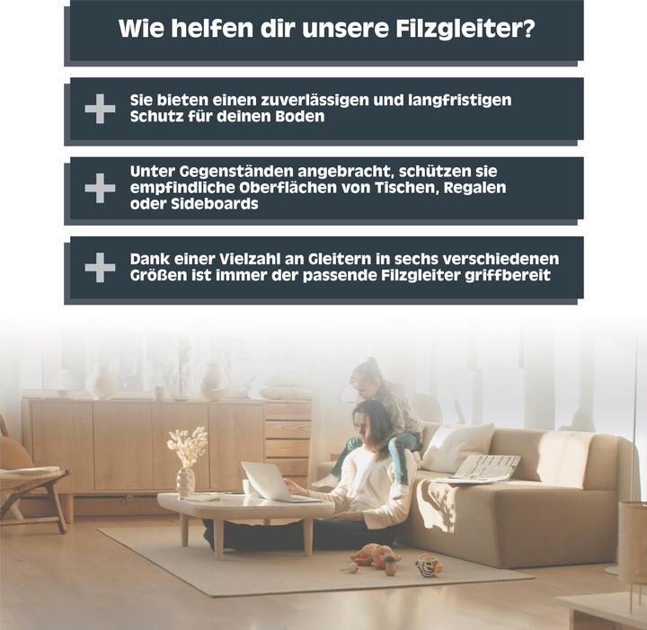 Actual product image Helpmate Filzgleiter Box (Felt gliders, 275 Piece)