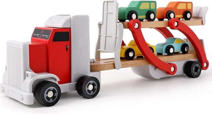 Produktbild Topbright Toys Houten Transporter met Auto's