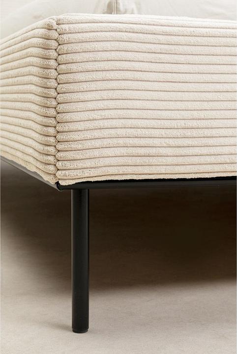 Immagine prodotto Kare Design Bett East Side Cord Creme 160x200cm (160 x 200 cm)