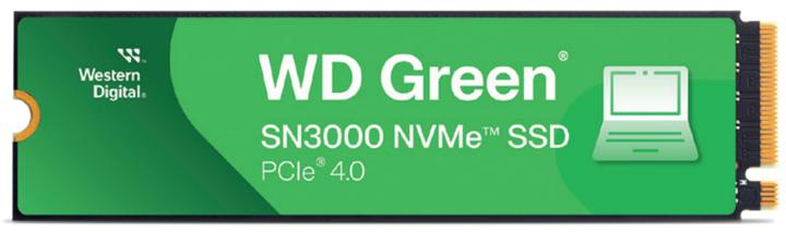 Actual product image SanDisk WD Green SN3000 NVMe 500GB (500 GB, 2.5")