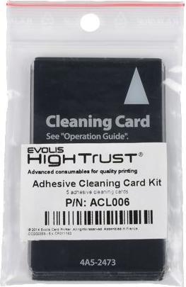 Evolis Kit di schede per la pulizia della stampante High Trust (confezione da 5)