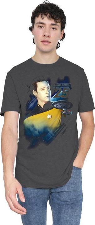 Actual product image Unisex Adult 25th Data T-Shirt (L)