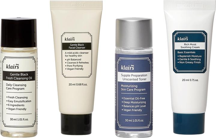 Actual product image Dear Klairs Skincare trial kit (Body care set)