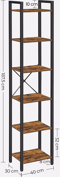 Image du produit Vasagle Havanna (40 x 30 x 187.5 cm)