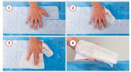 Immagine prodotto WaterJel Comprimere le mani del primo soccorritore HA