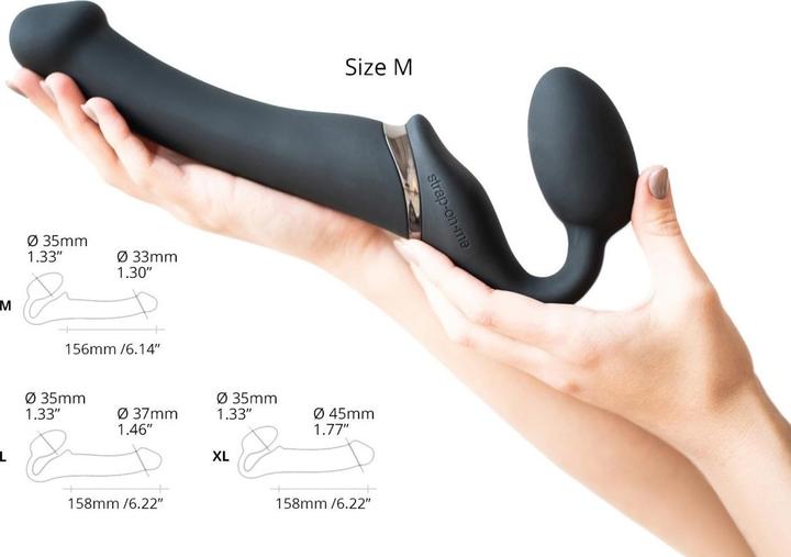 Actual product image Strap-on-me Vibrating Bendable Strap-on