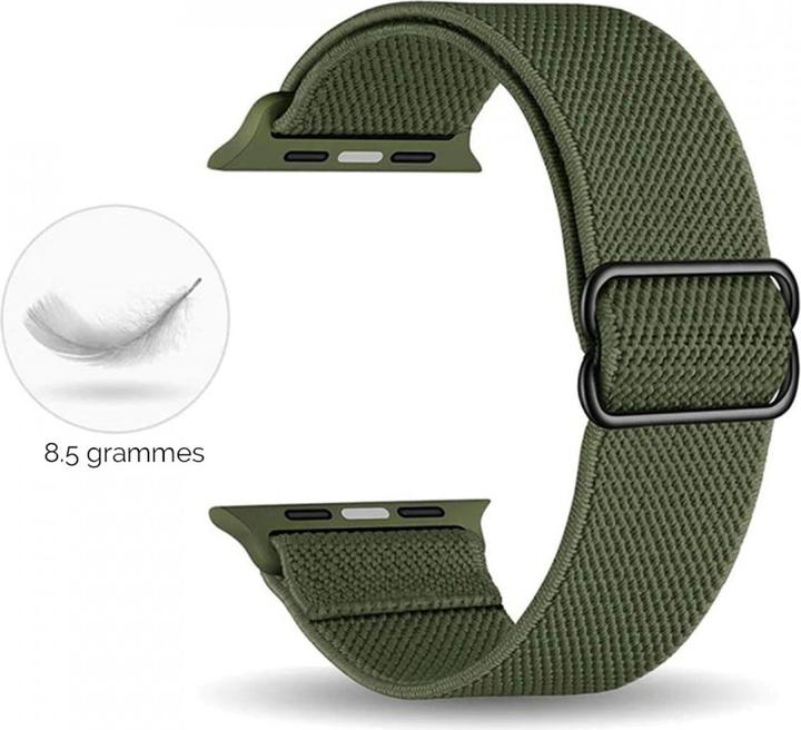 Actual product image PhoneLook Bracelet nylon élastique sport, réglable, souple, lavable 38mm / 40mm / 41mm (38 mm, 40 mm, 41 mm, Fabric)