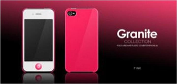 Produktbild more. Granite Collection für iPhone 4/4S Pink (Apple iPhone 4)