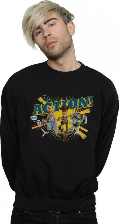 Actual product image Disney Mens Toy Story 4 Takin' Action Sweatshirt (XXL)
