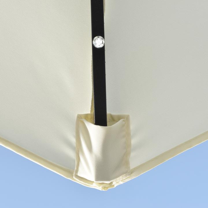 Immagine prodotto Outsunny Ombrellone con pannello solare e LED (1.35 m)