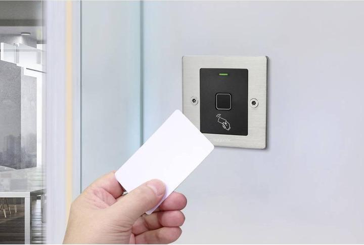 Produktbild Sygonix SY-6097868 Fingerprint/RFID Zugangssystem Unterputz 12 V/DC, 18 V/DC IP (Fingerabdruck, Schlüsselkarte)