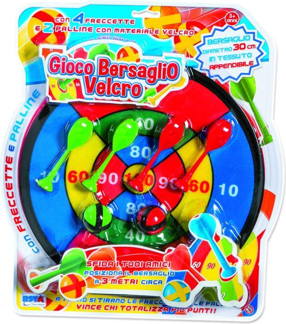 Rs Toys Velcro Target 30 cm with 4 Darts and 2 Balls