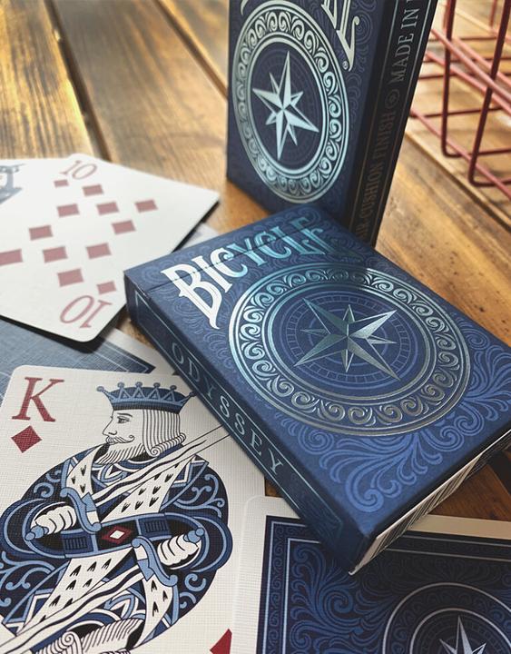 Actual product image Bicycle Odyssey cards (English)