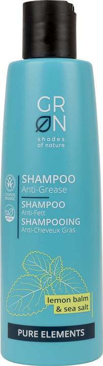 Immagine prodotto GRN PURE Shampoo Anti-Fett Zitronenmelisse & Meersalz (250 ml, Shampoo liquido)