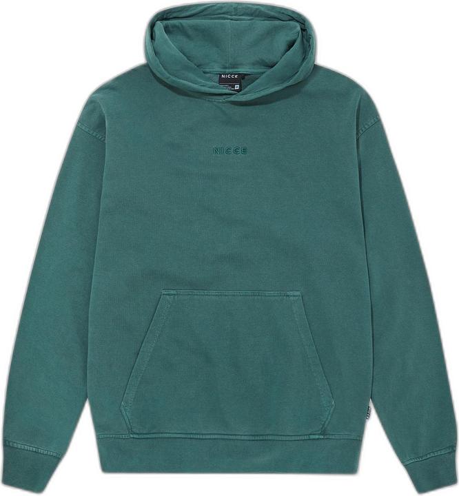 Nicce kapuzenpullover garment dye mercury (XS)