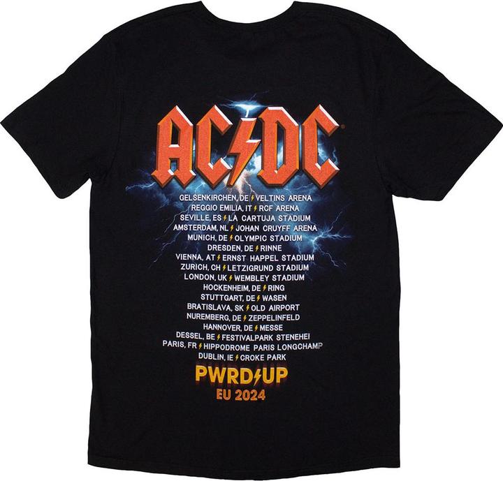 Immagine prodotto AC/DC PWRD-UP In Rock We Trust Maglietta Stampa posteriore Adulto Unisex (3XL)