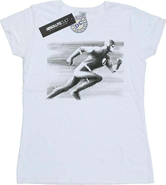 Actual product image Womens/Ladies The Flash Spot Racer Cotton T-Shirt (XXL)