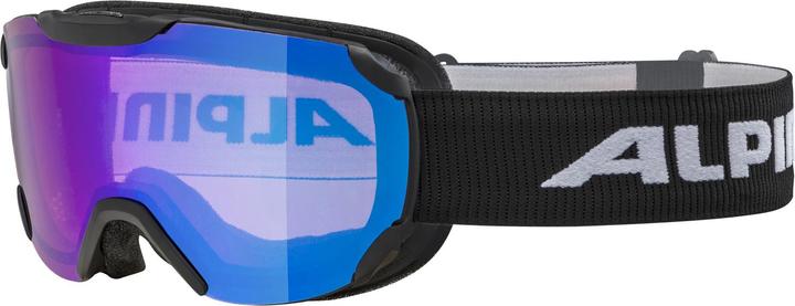 Actual product image ALPINA SPORTS Thaynes HM ski goggles (Colour: 831 black, Lens: Hicon Mirror, blue (S2))