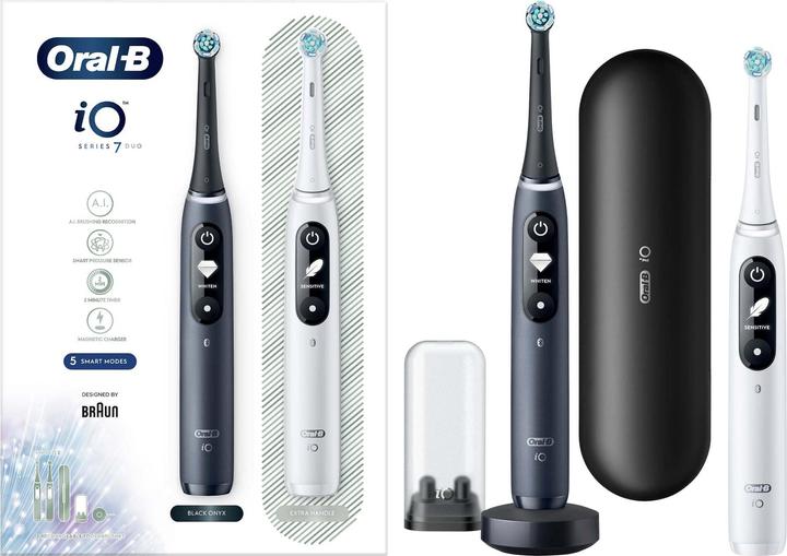 Actual product image Oral-B iO Series 7 Duo electric toothbrushes (Oscillating toothbrush)